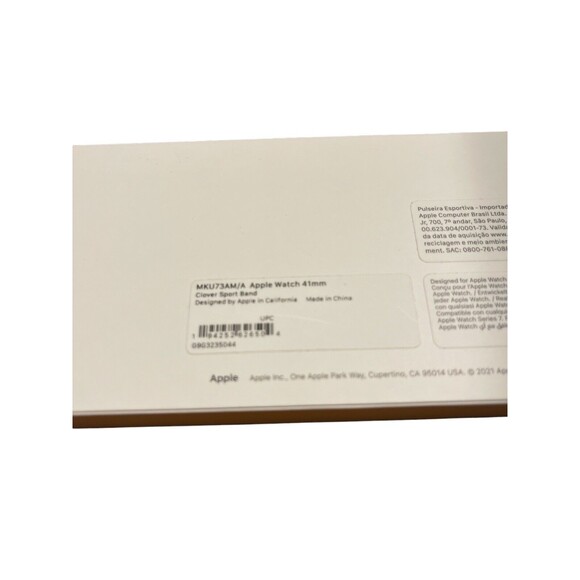 Genuine Apple Watch Sport Band 38mm 40mm 41 mm Clover (Green) Band MKU73AM/A - Picture 4 of 4